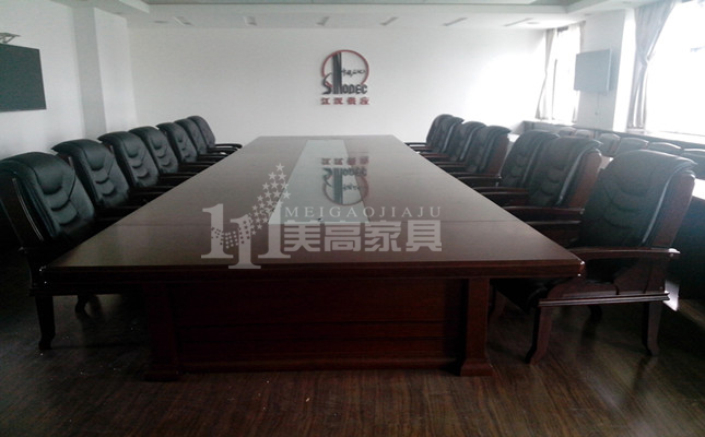 【经典案例】江汉油田挑选会议室桌椅厂家 情定美高家具
